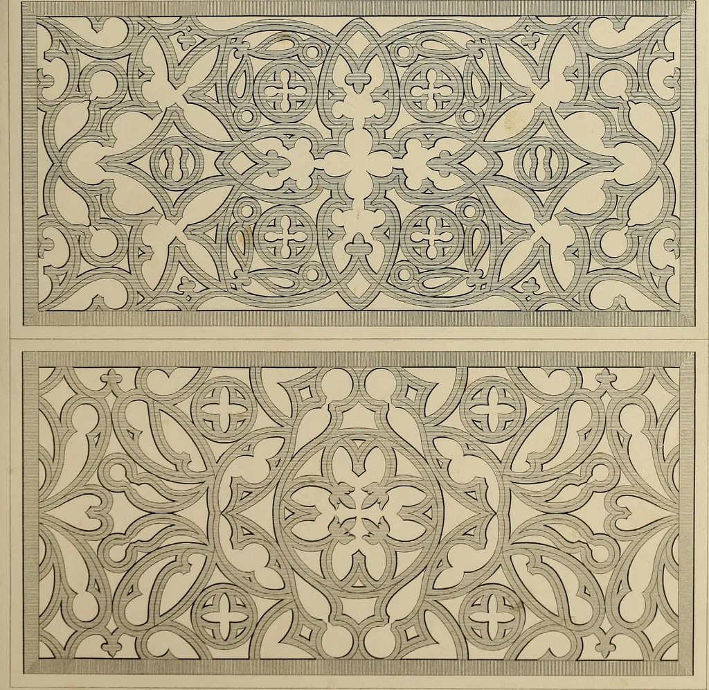 An illustration from The tradesmans book of ornamental designs, 1847, leaf 62
