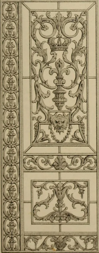 An illustration from The tradesmans book of ornamental designs, 1847, leaf 8