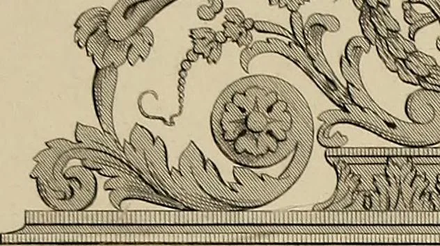 An illustration from The tradesmans book of ornamental designs, 1847, leaf 8