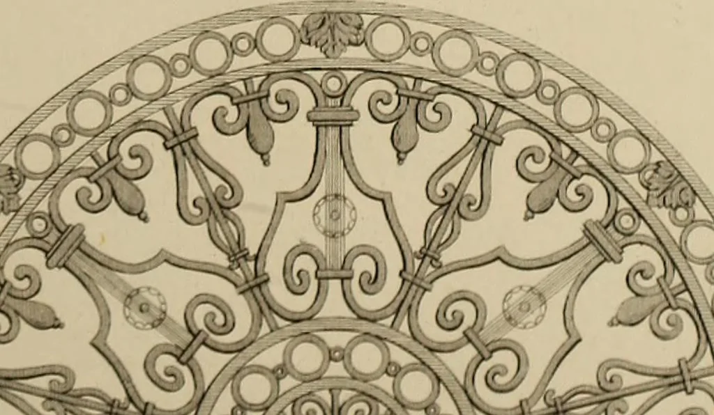 An illustration from The tradesmans book of ornamental designs, 1847, leaf 8