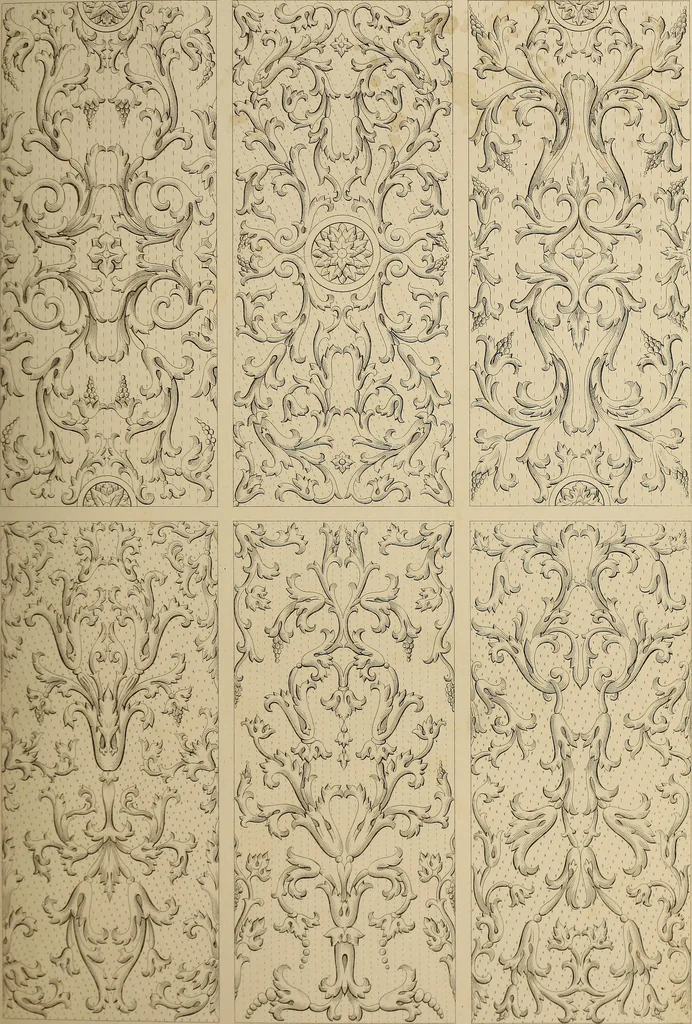 An illustration from The tradesmans book of ornamental designs, 1847, leaf 84