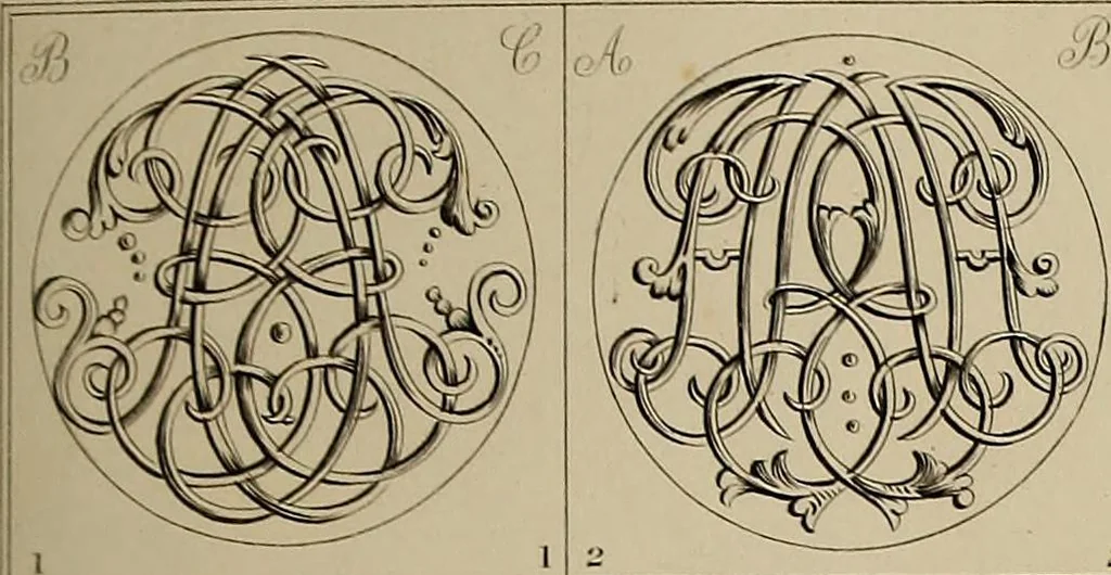An illustration from The tradesmans book of ornamental designs, 1847, leaf 86