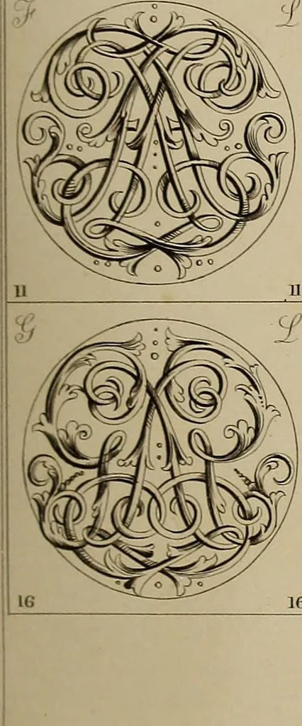 An illustration from The tradesmans book of ornamental designs, 1847, leaf 86