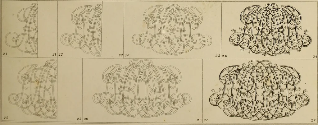 An illustration from The tradesmans book of ornamental designs, 1847, leaf 86