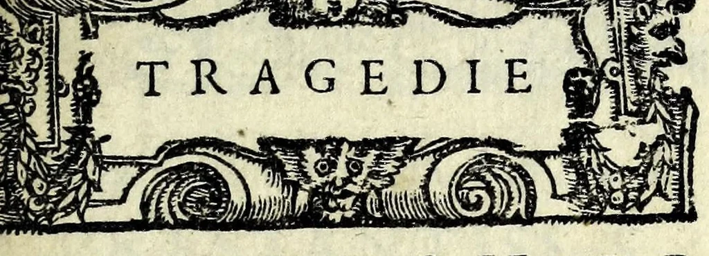 An illustration from Tragedie, 1560, leaf 9