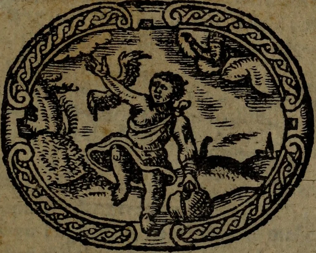 An illustration from The tragedie of King Richard the Second, 1598, leaf 4