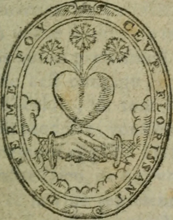 An illustration from Tragedies, 1600, leaf 4