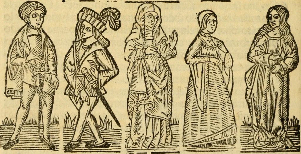 An illustration from Tragicomedia de Calisto y Melibea : en la qual se contiene de mas de su agradable y dulce estilo muchas sentencias filosofales : y avisos muy necessarios para mancebos : mostrandoles los engaños q estan encerrados en seruientes [sic] y alcahuetas : y nuevamente añadidos el tractado de Centurio, 1502, leaf 89