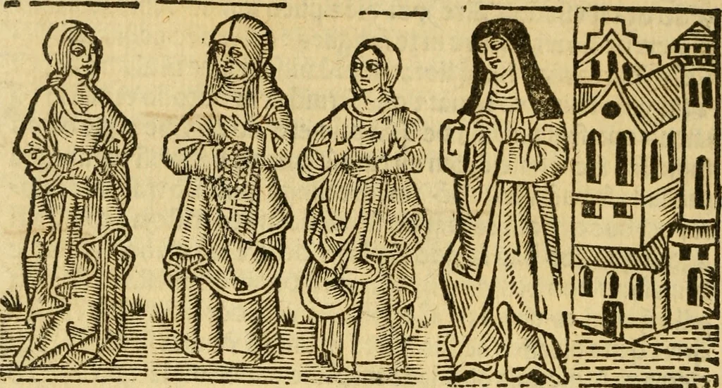An illustration from Tragicomedia de Calisto y Melibea : en la qual se contiene de mas de su agradable y dulce estilo muchas sentencias filosofales : y avisos muy necessarios para mancebos : mostrandoles los engaños q estan encerrados en seruientes [sic] y alcahuetas : y nuevamente añadidos el tractado de Centurio, 1502, leaf 99