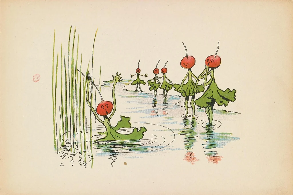 An illustration from Die tragische Rettichgeschichte, 1920, leaf 13