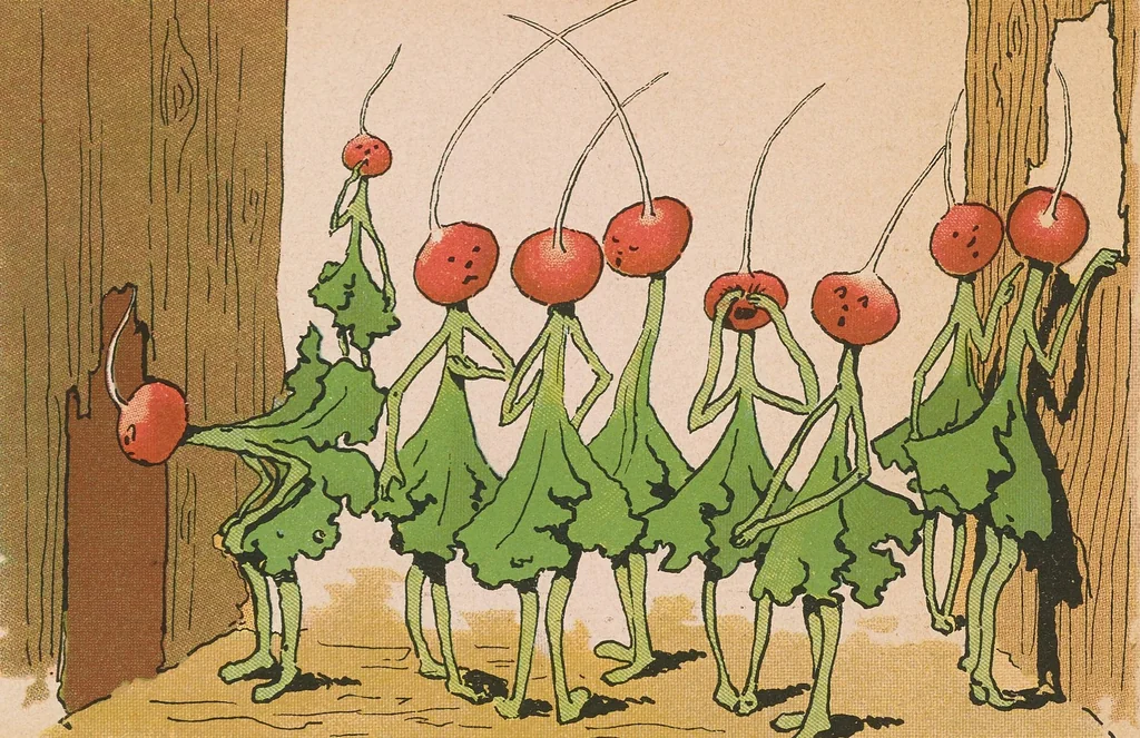 An illustration from Die tragische Rettichgeschichte, 1920, leaf 3