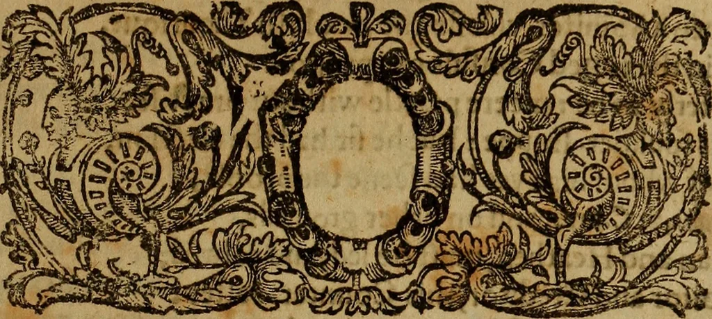 An illustration from The Tragoedy of Othello, The Moore of Venice. As it hath beene diuerse times acted at the Globe, and at the Black-Friers; by his Maiesties Seruants., 1622, leaf 8