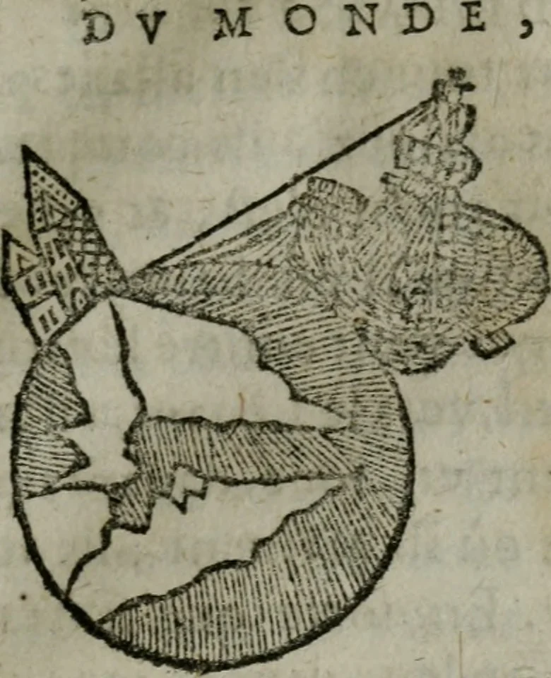 An illustration from Traicté de la sphere dv monde. Diusé en cinq liures, 1664, leaf 138
