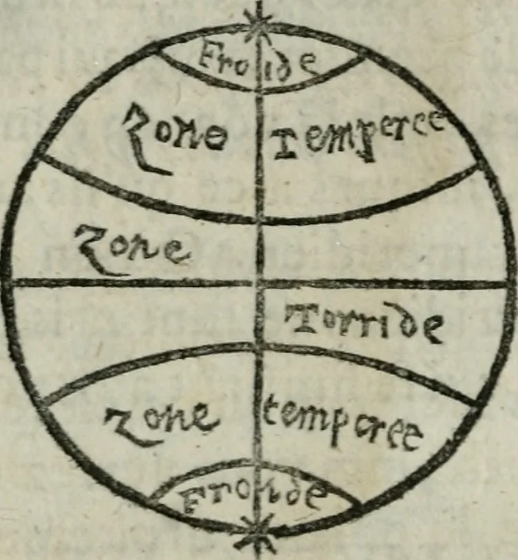 An illustration from Traicté de la sphere dv monde. Diusé en cinq liures, 1664, leaf 195