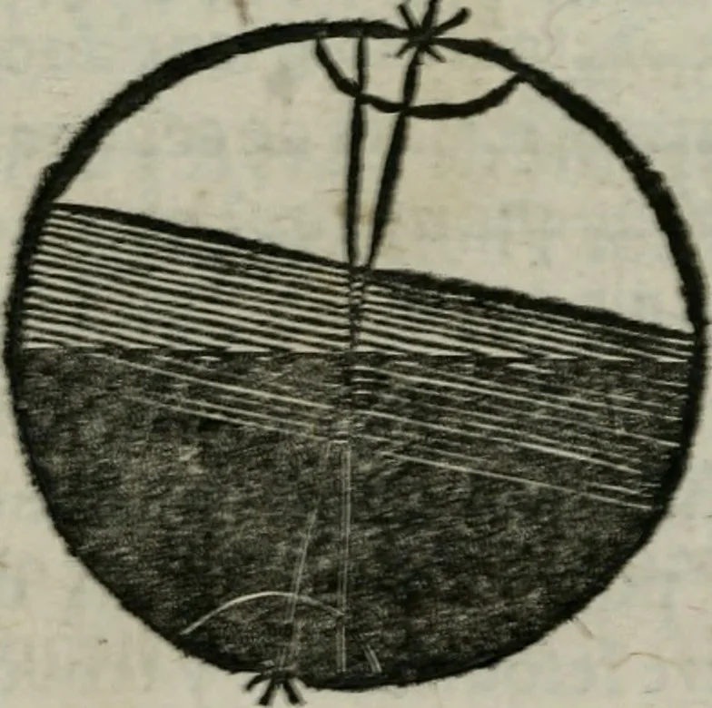 An illustration from Traicté de la sphere dv monde. Diusé en cinq liures, 1664, leaf 215