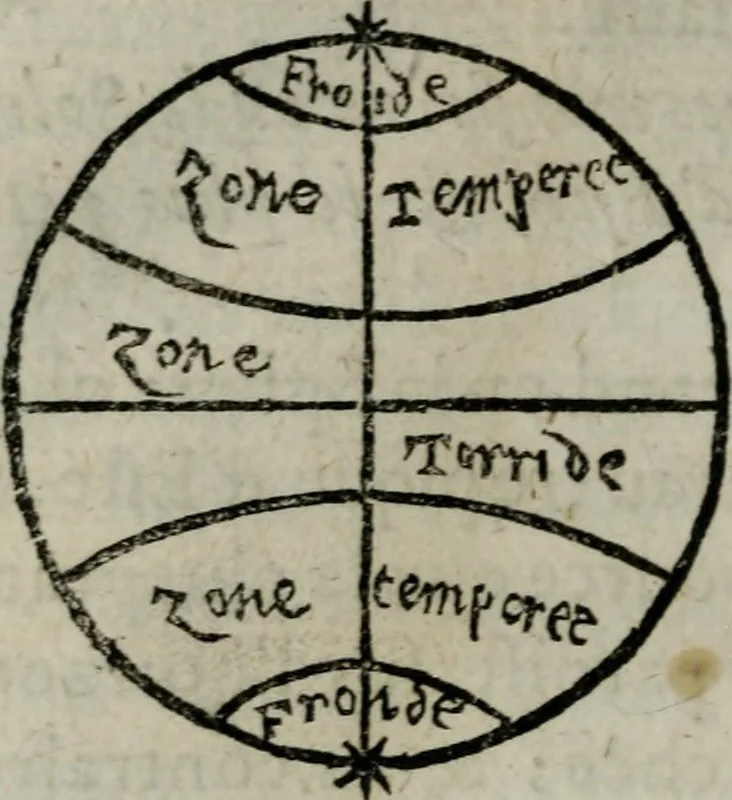 An illustration from Traicté de la sphere dv monde. Diusé en cinq liures, 1664, leaf 59