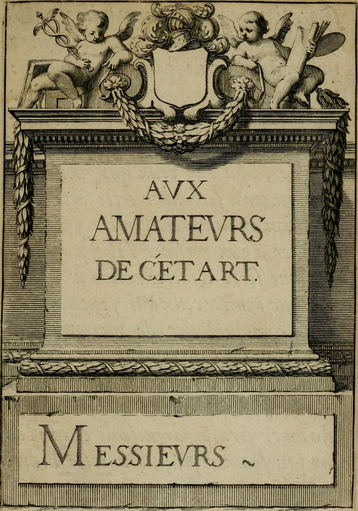 An illustration from Traicté des manieres de graver en taille dovce svr l'airin. Par le moyen des eaux fortes, & des vernix durs & mols. Ensemble de la façon d'en imprimer les planches & d'en construire la presse, & autres choses concernans lesdits arts, 1645, leaf 8