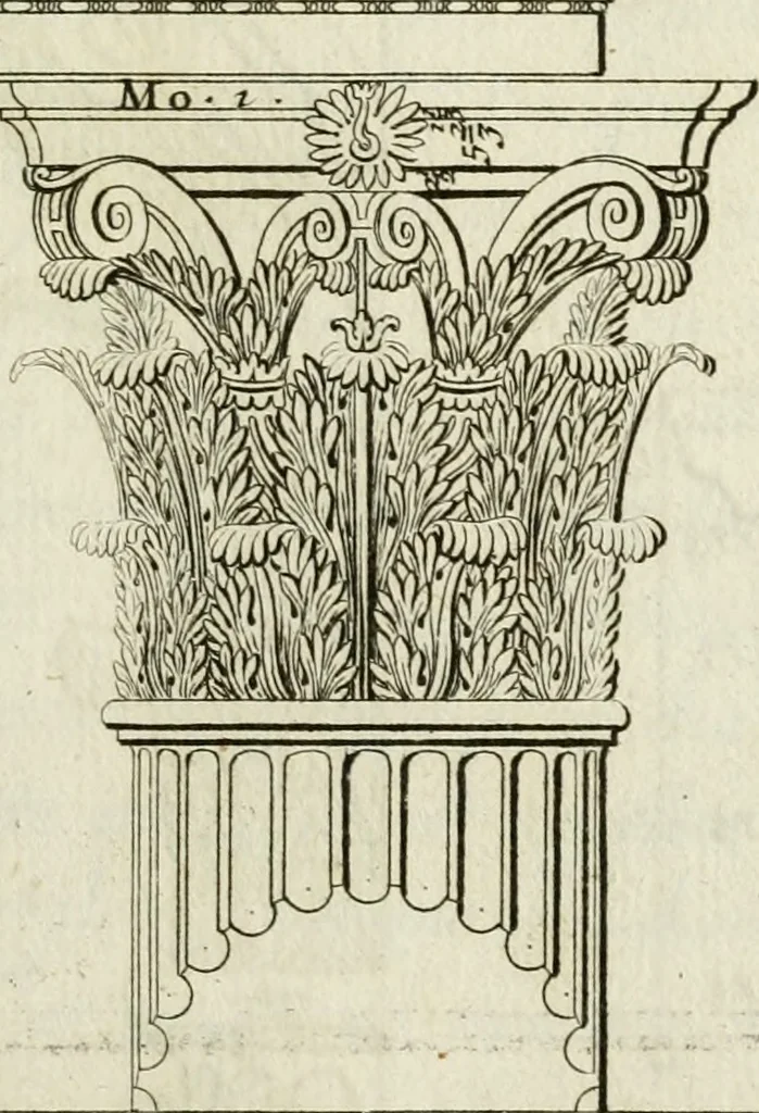An illustration from Traicté des cinq ordres d'architecture, desquels se sont seruy les anciens, 1645, leaf 102