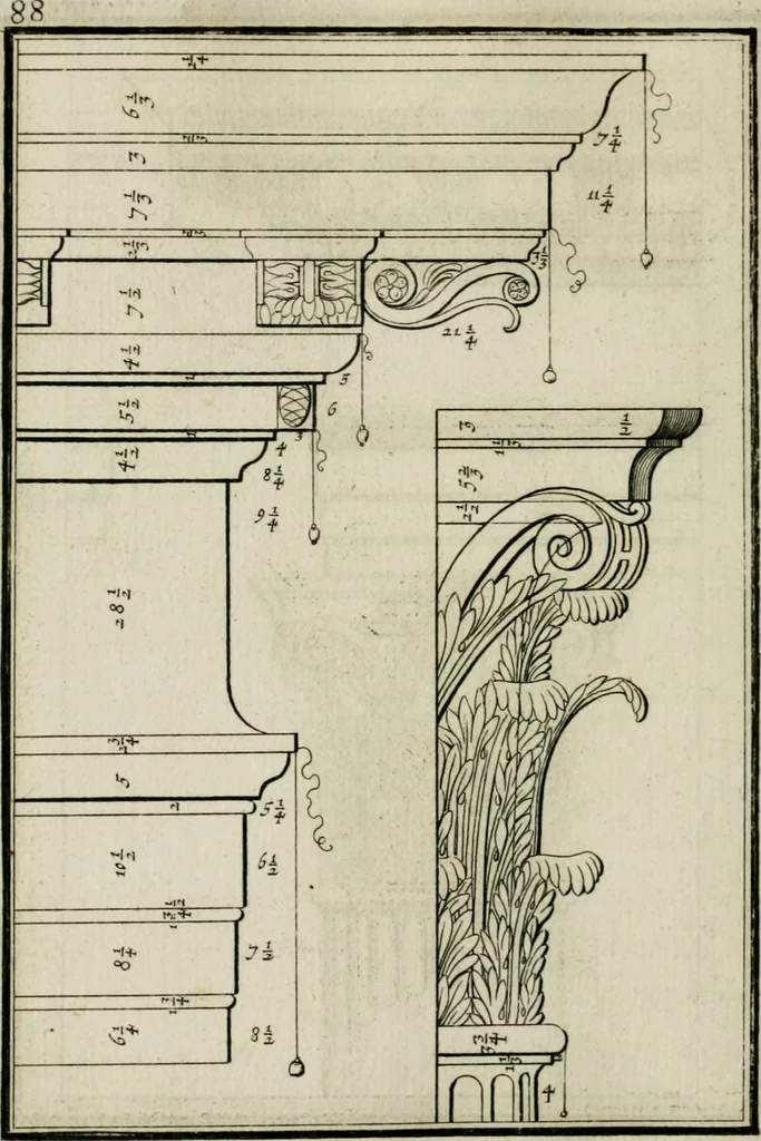 An illustration from Traicté des cinq ordres d'architecture, desquels se sont seruy les anciens, 1645, leaf 103