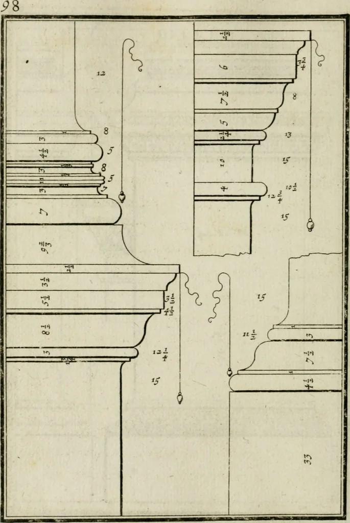 An illustration from Traicté des cinq ordres d'architecture, desquels se sont seruy les anciens, 1645, leaf 113