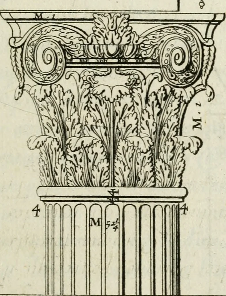 An illustration from Traicté des cinq ordres d'architecture, desquels se sont seruy les anciens, 1645, leaf 118
