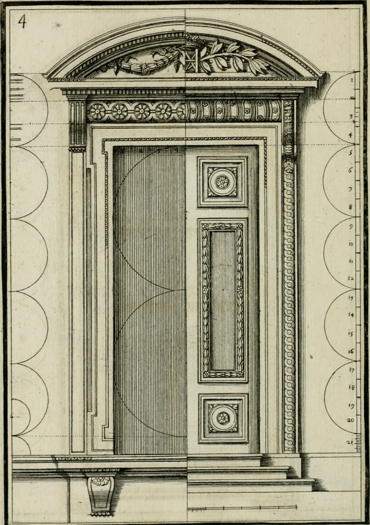 An illustration from Traicté des cinq ordres d'architecture, desquels se sont seruy les anciens, 1645, leaf 191