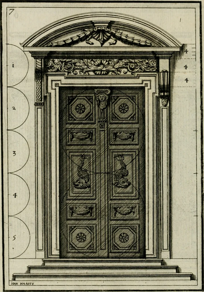 An illustration from Traicté des cinq ordres d'architecture, desquels se sont seruy les anciens, 1645, leaf 195