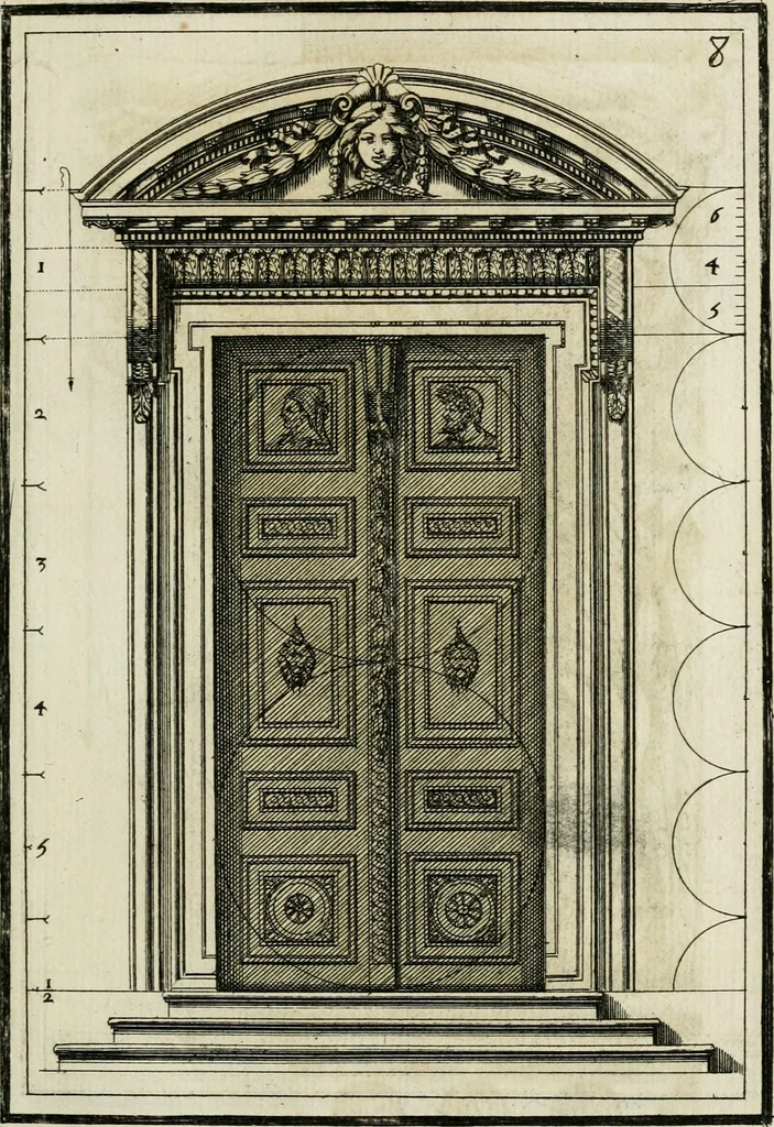 An illustration from Traicté des cinq ordres d'architecture, desquels se sont seruy les anciens, 1645, leaf 196