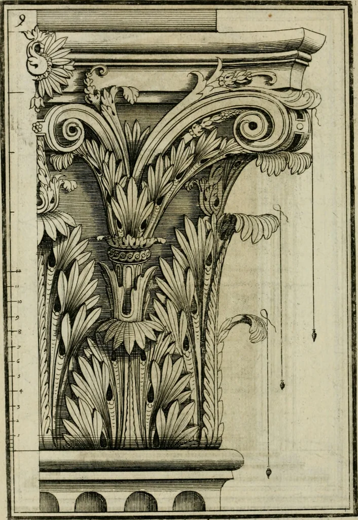 An illustration from Traicté des cinq ordres d'architecture, desquels se sont seruy les anciens, 1645, leaf 197