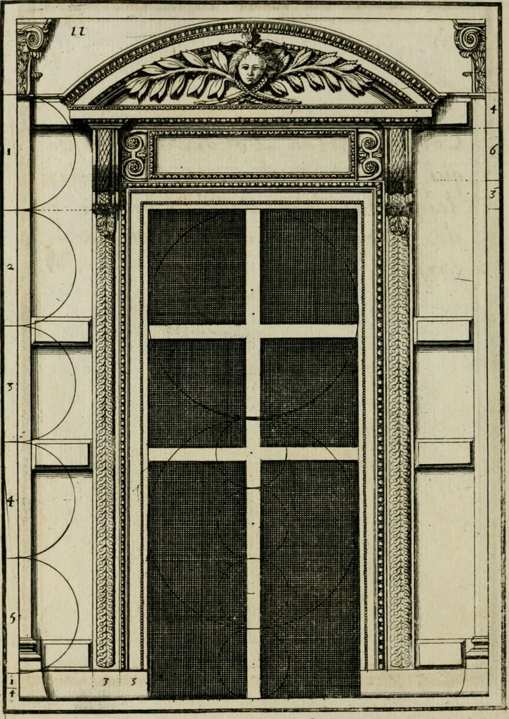 An illustration from Traicté des cinq ordres d'architecture, desquels se sont seruy les anciens, 1645, leaf 199