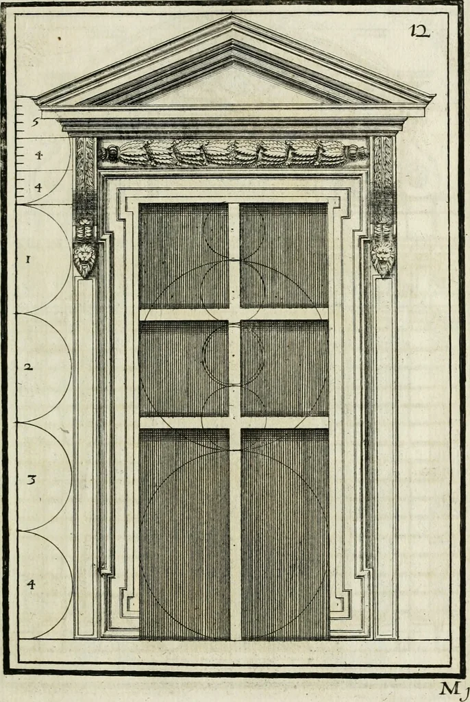 An illustration from Traicté des cinq ordres d'architecture, desquels se sont seruy les anciens, 1645, leaf 200