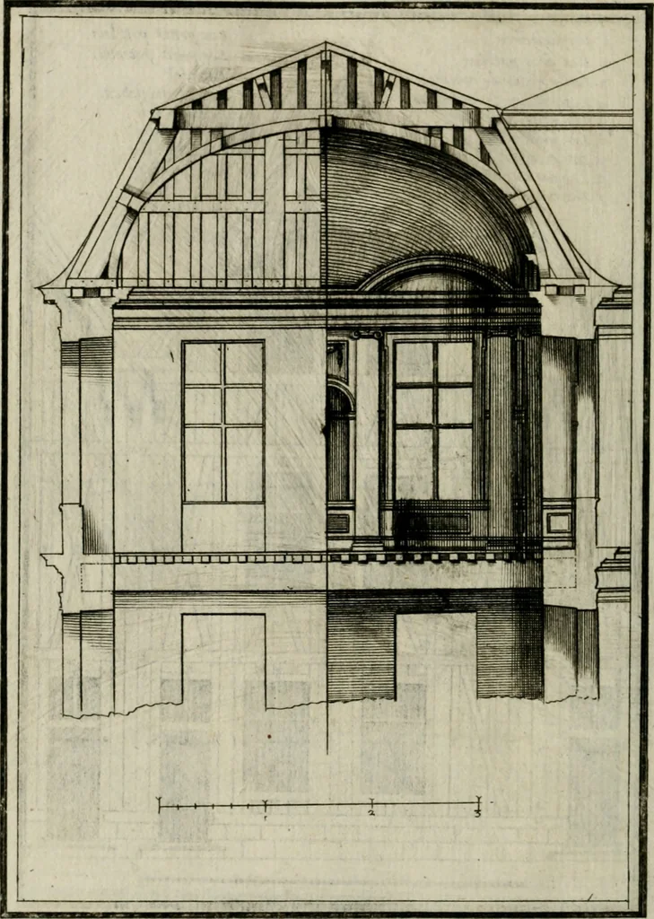 An illustration from Traicté des cinq ordres d'architecture, desquels se sont seruy les anciens, 1645, leaf 263
