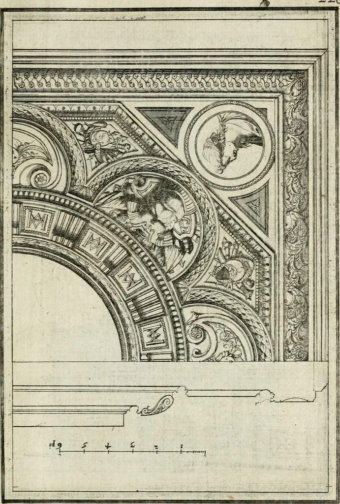 An illustration from Traicté des cinq ordres d'architecture, desquels se sont seruy les anciens, 1645, leaf 268