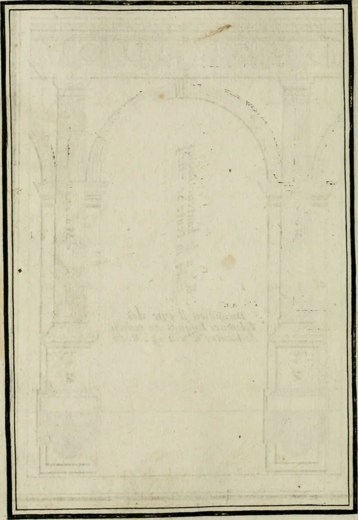An illustration from Traicté des cinq ordres d'architecture, desquels se sont seruy les anciens, 1645, leaf 49