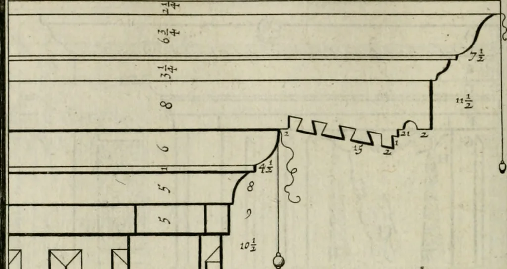 An illustration from Traicté des cinq ordres d'architecture, desquels se sont seruy les anciens, 1645, leaf 63