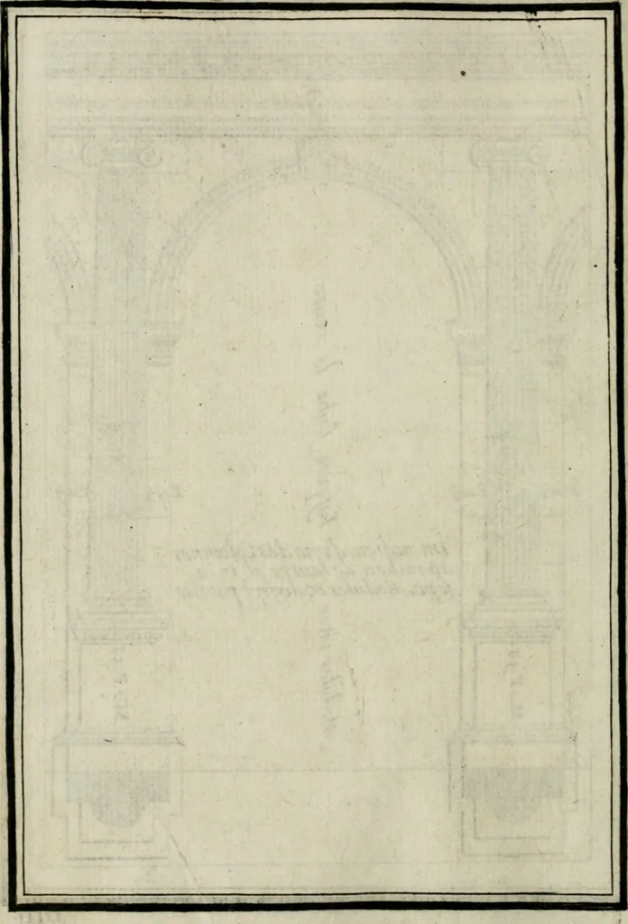 An illustration from Traicté des cinq ordres d'architecture, desquels se sont seruy les anciens, 1645, leaf 69