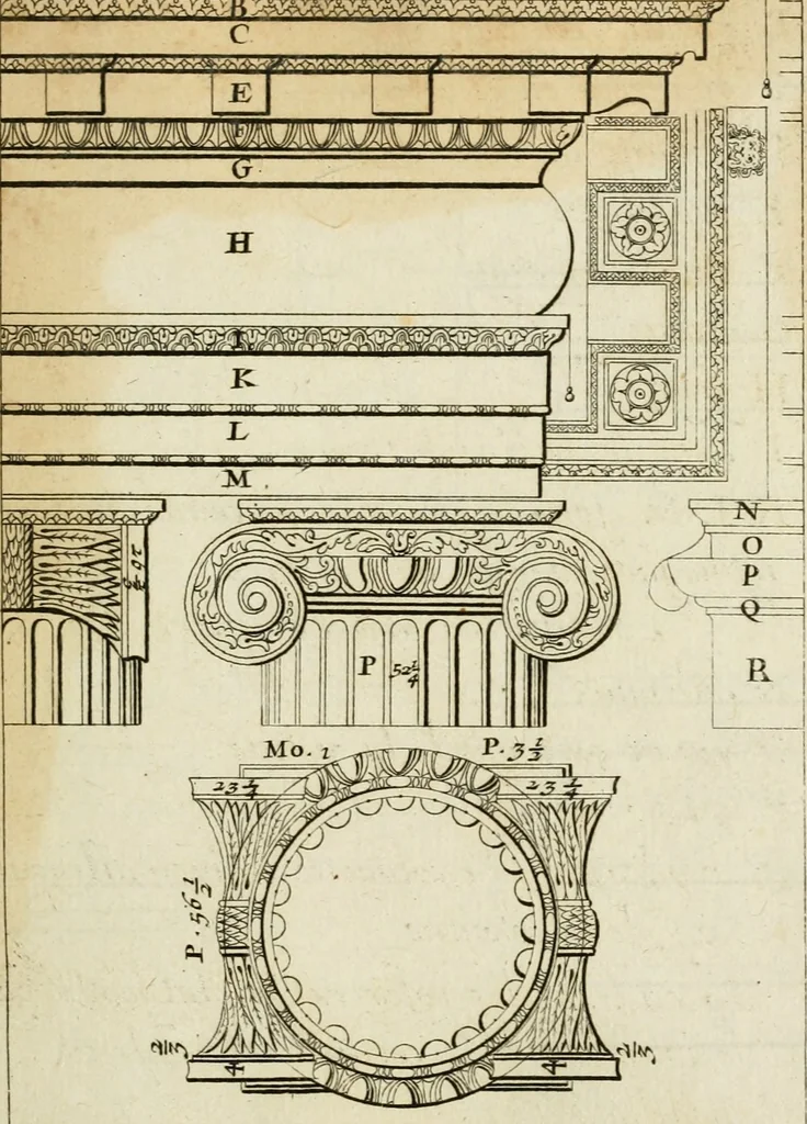 An illustration from Traicté des cinq ordres d'architecture, desquels se sont seruy les anciens, 1645, leaf 84