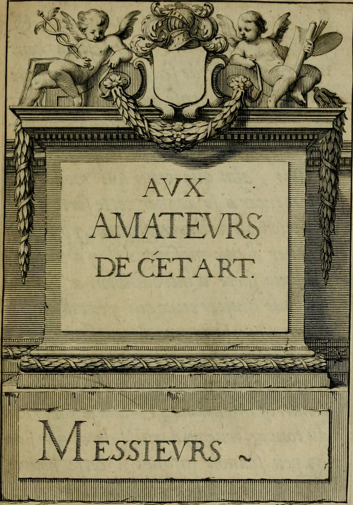 An illustration from Traicté des manieres de grauer en taille douce sur l'airin : par le moyen des eaux fortes, & des vernix durs & mols : ensemble de la façon d'en imprimer les planches & d'en construire la presse, & autres choses concernans lesdits arts, 1645, leaf 8