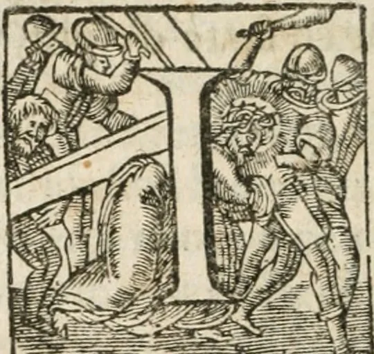 An illustration from Traicté povr la conservation de la santé, et svr la saignee de ce temps, et moyen de remedier aux maladies sans craincte de leur recheute : auec autres traictez necessaires pour toutes sortes de personnes, en façon & ordre non encores veus, & selon la doctrine des anciens medecins grecs, arabes, latins & françois : avgmenté d'vn Traicté de Galien, de l'alictement des malades : Apologie contre Iean Terud ... : Examen du liure intitulé Medecin charitable : Traicté de la physiognomie, auec les figures propres, qui sont au nombre de 53 ..., 1650, leaf 649