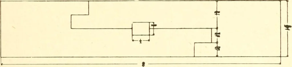 An illustration from Training in wood-work, designed for use in manual training and technical school; consisting of three parts: carpentry, wood-turning and pattern work, 1902, leaf 44