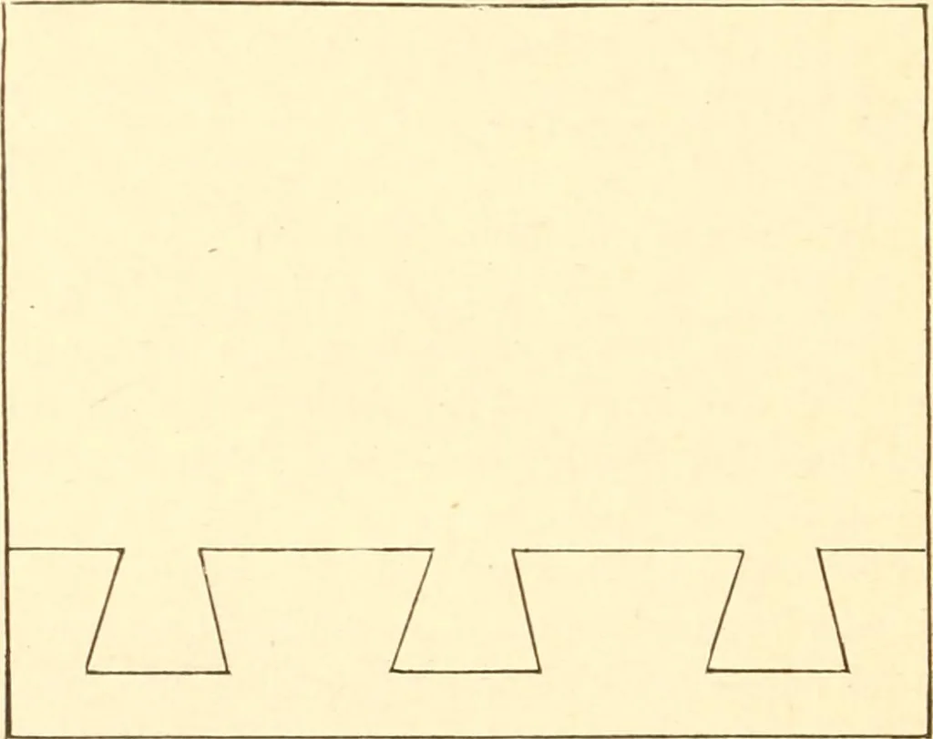 An illustration from Training in wood-work, designed for use in manual training and technical school; consisting of three parts: carpentry, wood-turning and pattern work, 1902, leaf 53