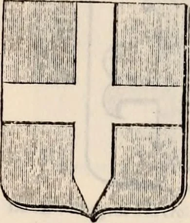An illustration from Traité complet de la science du blason : à l'usage des bibliophiles, archéologues, amateurs d'objets d'art et de curiosité, numismates, archivistes, artistes, etc., 1880, leaf 156