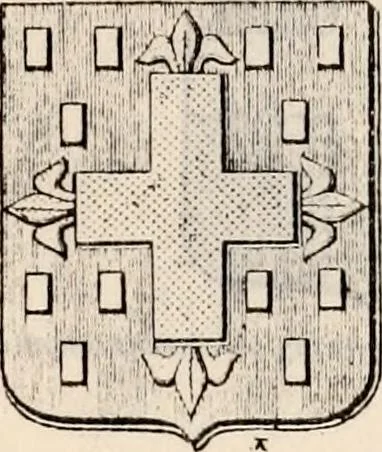 An illustration from Traité complet de la science du blason : à l'usage des bibliophiles, archéologues, amateurs d'objets d'art et de curiosité, numismates, archivistes, artistes, etc., 1880, leaf 160
