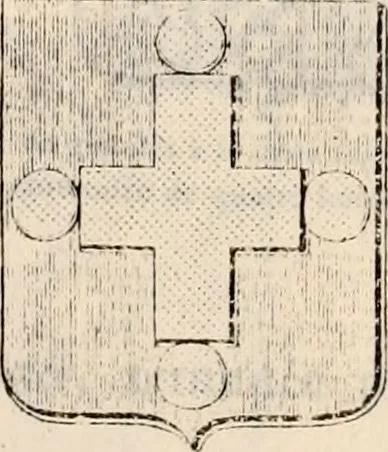 An illustration from Traité complet de la science du blason : à l'usage des bibliophiles, archéologues, amateurs d'objets d'art et de curiosité, numismates, archivistes, artistes, etc., 1880, leaf 164