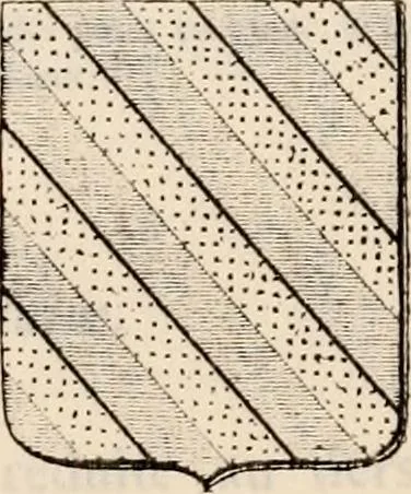 An illustration from Traité complet de la science du blason : à l'usage des bibliophiles, archéologues, amateurs d'objets d'art et de curiosité, numismates, archivistes, artistes, etc., 1880, leaf 184