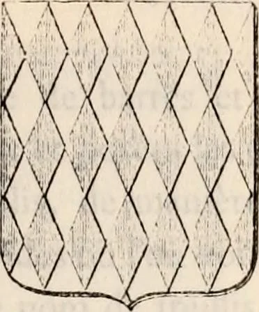 An illustration from Traité complet de la science du blason : à l'usage des bibliophiles, archéologues, amateurs d'objets d'art et de curiosité, numismates, archivistes, artistes, etc., 1880, leaf 204