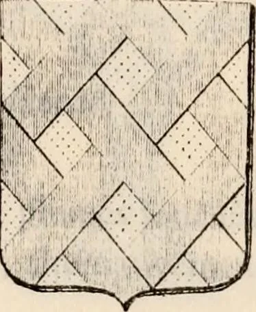 An illustration from Traité complet de la science du blason : à l'usage des bibliophiles, archéologues, amateurs d'objets d'art et de curiosité, numismates, archivistes, artistes, etc., 1880, leaf 206