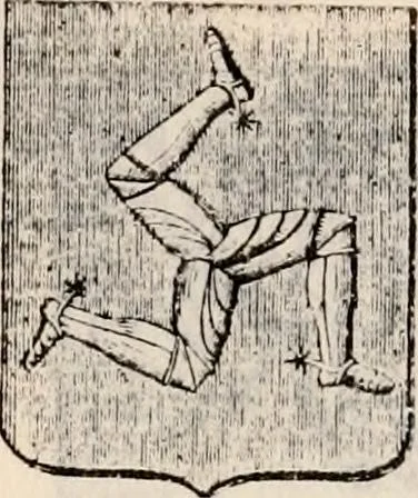 An illustration from Traité complet de la science du blason : à l'usage des bibliophiles, archéologues, amateurs d'objets d'art et de curiosité, numismates, archivistes, artistes, etc., 1880, leaf 236