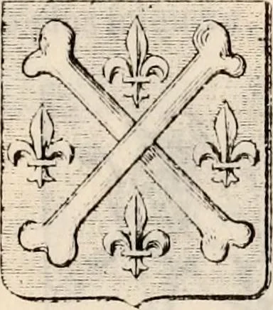 An illustration from Traité complet de la science du blason : à l'usage des bibliophiles, archéologues, amateurs d'objets d'art et de curiosité, numismates, archivistes, artistes, etc., 1880, leaf 236
