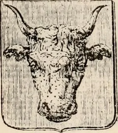 An illustration from Traité complet de la science du blason : à l'usage des bibliophiles, archéologues, amateurs d'objets d'art et de curiosité, numismates, archivistes, artistes, etc., 1880, leaf 248